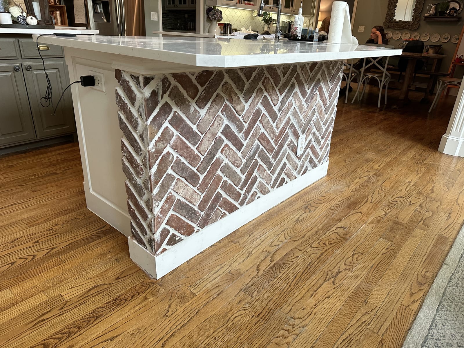 Chevron Island Backsplash