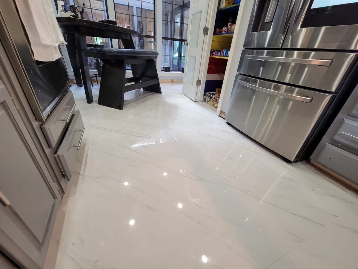 Large Format Tile Floor