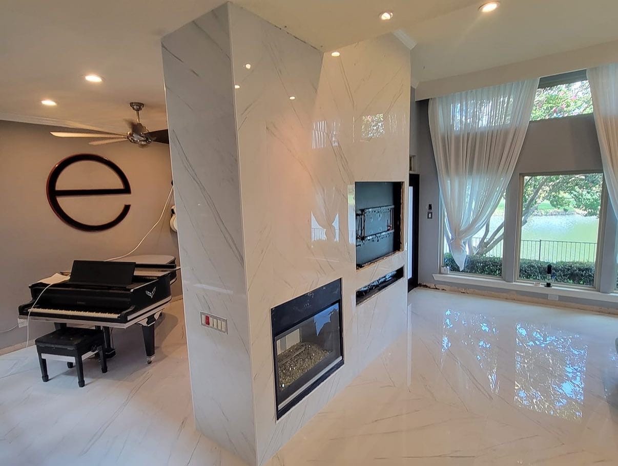 Large Format Living Room Tile