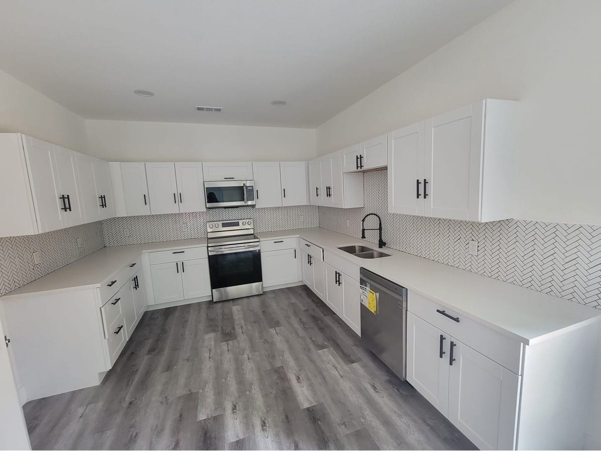 LVP Kitchen Remodel Flooring