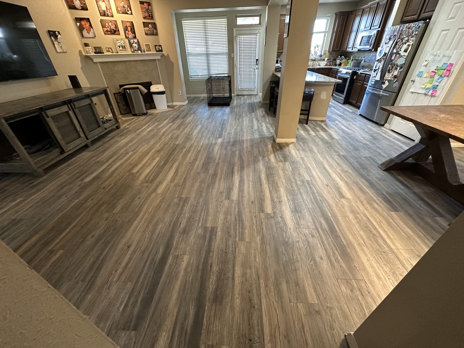 Open Plan LVP Flooring